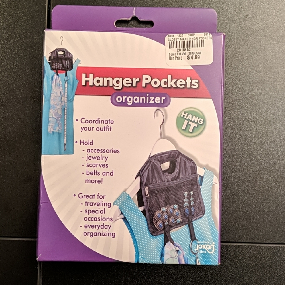 Hanger Pockets Organizer NWT